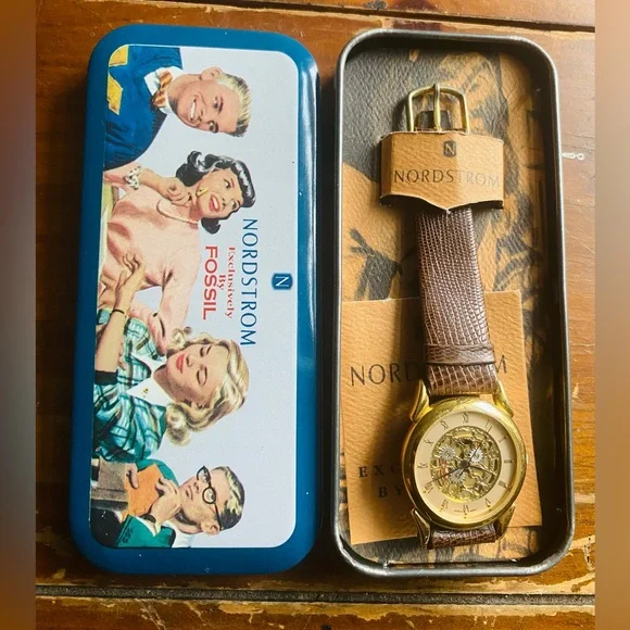 1988 SKELETON FOSSIL WATCH - www.rajagirimanappuram.com display picture 2